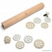 Adjustable Rolling Pin Removable Rings (Beechwood) - B073V9R5QZ